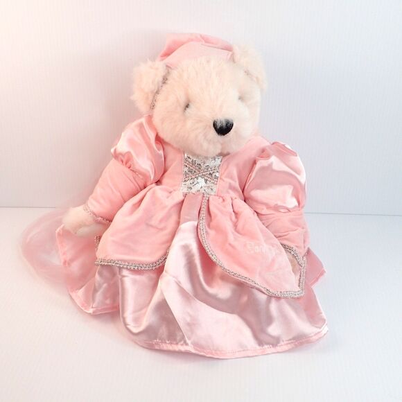 Vermont Teddy Bear Other - Rare Retired Vermont Teddy Bear 15" Princess Bear (Personalized) BubbleGum Pink